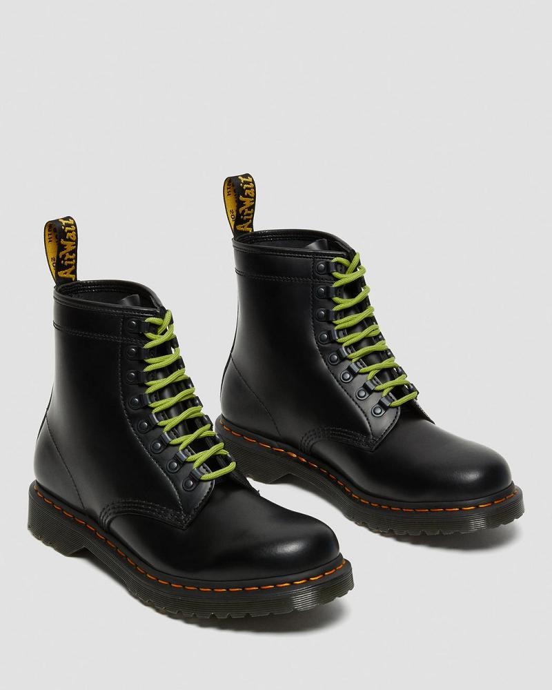 Black Women's Dr Martens 1460 Ben Smooth Leather Lace Up Boots | CA 149ZUT